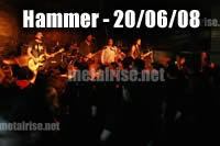 20/06/2008 - Tuatha de Danann e Barbarian Warriors in Search of Wisdom, no Hammer Rock Bar